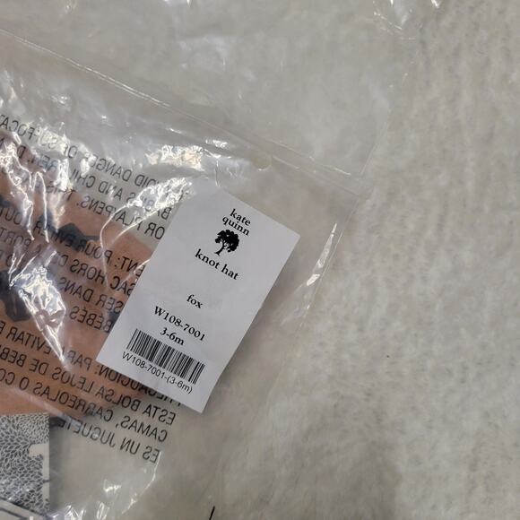 Kate Quinn Fox Knot Hat 3-6M - Picture 2 of 2